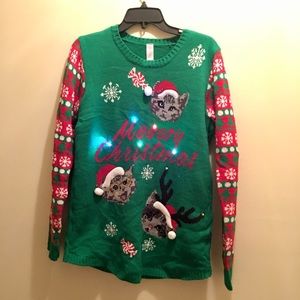 Ugly light up Christmas sweater